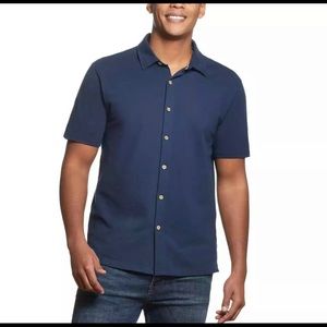 Weatherproof Vintage Short Sleeve Button Up Shirt